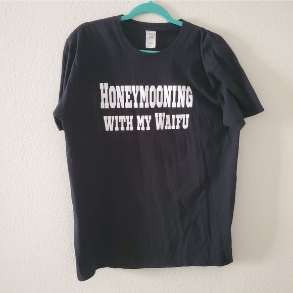 Honeymooning with my waifu shirt. Only worn on a honeymoon trip to Japan. - Picture 1 of 8
